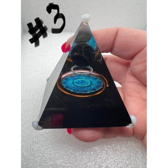 Beautiful Orgonite Pyramid - Your Choice - Picture 7 of 11